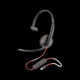 HP Poly Blackwire 3210 Vezetékes Mono Headset - Fekete (8X214AA)