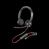 HP Poly Blackwire 3325 (USB Type-C) Vezetékes Headset - Fekete (8X221AA)