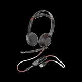 HP Poly Blackwire 5220 (USB Type-A) Vezetékes Headset - Fekete (80R97AA)