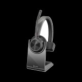 HP Poly Voyager 4310-M Microsoft Teams (USB Type-A) Wireless Mono Headset + Állvány + BT700 - Fekete (77Y93AA)