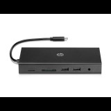 HP Travel USB C HUB (2 port) Fekete (1C1Y5AA#ABB)
