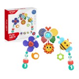 Huanger Happy World: Cuki állatok kiságyra rögzíthető játékhíd