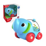Huanger Happy World: Gurulós csörgő elefánt 11cm