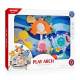 Huanger Happy World: Kiságyra vagy babakocsira rögzíthető tengeri állatos játék boltív 48x36cm