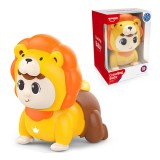 Huanger Happy World: Kúszó-Mászó Baba oroszlán jelmezben 13x17cm