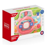 Huanger Happy World: Multifunkciós kormánykerék pink színben fény és hang effektekkel 23x17,5cm