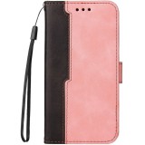 Huawei Honor 200 Smart, Oldalra nyíló tok, stand, kártyatartóval, kézpánttal, Wooze Colour Wallet, rózsaszín