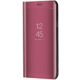 Huawei Honor 50 Lite / Nova 8i, Oldalra nyíló tok, hívás mutatóval, Smart View Cover, vörösarany (utángyártott) (110237) - Telefontok