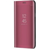Huawei Honor Magic 4 Lite / X9 4G / X9 5G / X30, Oldalra nyíló tok, hívás mutatóval, Smart View Cover, vörösarany (utángyártott)