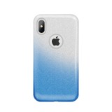 Huawei Mate 20, TPU szilikon tok, csillogó, Forcell Shining, kék/ezüst (75510) - Telefontok