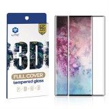 Huawei Mate 30 Pro Lito 3D Curved Full Cover (tok barát) Full Ragasztós Üvegfólia - Fekete