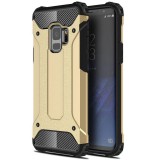 Huawei Mate 40, Műanyag hátlap védőtok, Defender, fémhatású, arany (94659) - Telefontok