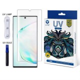 Huawei P30 Lito UV Liquid Glue 3D Üvegfólia - Átlátszó