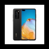 Huawei P40 Silicone Cover, gyári szilikon tok, fekete