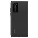 Huawei P40 szilikon hátlaptok fekete (51993719) (51993719) - Telefontok