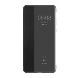 Huawei P40 tok álló (aktív Flip, oldalra nyíló, Smart View Cover) fekete