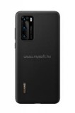 Huawei PU P40, Fekete Szilikon tok (51993709)