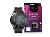 Huawei Watch GT 2 (46 mm) ütésálló képernyővédő fólia - MyScreen Protector AntiCrash Shield Edge3D - 2 db/csomag - átlátszó
