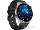 Huawei Watch GT 3 Pro okosóra, Fekete Fluoroelastomer szíj, 46mm