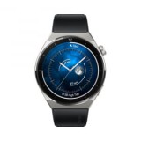 Huawei Watch GT 3 Pro Titanium okosóra, Titánium óratok, fekete fluoroelasztomer szíj (55028468)