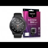 Huawei Watch S1 ütésálló képernyővédő fólia - MyScreen Protector AntiCrash Shield Edge3D - 2 db/csomag - transparent (LA-2276) - Kijelzővédő fólia