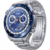Huawei WATCH Ultimate 3,81 cm (1.5") LTPO 48 mm Hibrid 466 x 466 pixelek Rozsdamentes acél GPS (műhold) (55020AGG)