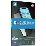 Huawei Y6p, Kijelzővédő fólia, ütésálló fólia (az íves részre is!), Tempered Glass (edzett üveg), Full Glue, Mocolo, fekete (111069) - Kijelzővédő fólia