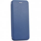 Huawei Y6p, Oldalra nyíló tok, stand, Forcell Elegance, kék (91735) - Telefontok