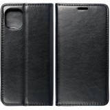 Huawei Y6p, Oldalra nyíló tok, stand, Magnet Book, Fekete