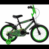 Huffy 21644W Minecraft Gyermek kerékpár 16" - Fekete / Zöld (21644W)