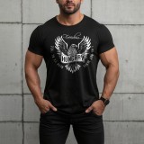 Hungary Falcon. Born to be free, i am not slave - fekete póló