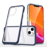 Hurtel Átlátszó 3az1ben tok iPhone 13 kék gél tok borításához