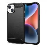 Hurtel Carbon Case iPhone 14 case flexible gel back cover black