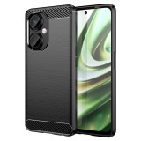 Hurtel Carbon Case OnePlus Nord CE 3 Rugalmas szilikon carbon tok fekete