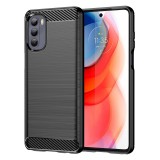 Hurtel Carbon tok Flexible tok Motorola Moto G Stylus 2022 Fekete