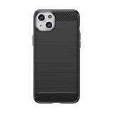 Hurtel Carbon tok iPhone 15 Plus - fekete