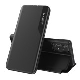 Hurtel Eco bőr View tok Elegáns tok flip borítóval és állványfunkcióval Samsung Galaxy A53 5G fekete