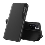 Hurtel Eco Leather View Case elegant case with flip cover and stand function Xiaomi Redmi Note 11 Pro+ 5G (China) / 11 Pro 5G (China) / Mi11i HyperCharge / Poco X4 NFC 5G black