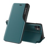 Hurtel Eco Leather View tok Elegáns flipes kihajtható tok iPhone 13 Pro zöld