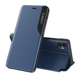Hurtel Eco Leather View tok Elegáns flipes kihajtható tok Type Type tok Kúpszállás iPhone 13 Pro Blue