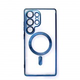 Hurtel Electroplated MagSafe-kompatibilis tok iPhone 16e - kék