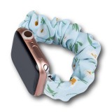 Hurtel Fabric Watch 7 band 7/6/5/4/3/2 / SE (45/44 / 42mm) strap bracelet bracelet with elastic blue