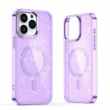 Hurtel Glitter MagSafe tok iPhone 16 Pro Max - lila csillogós