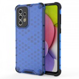 Hurtel Honeycomb case armored cover with a gel frame for Samsung Galaxy A33 5G blue