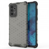 Hurtel Honeycomb case armored cover with a gel frame for Samsung Galaxy A73 black
