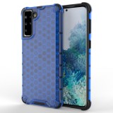 Hurtel Honeycomb case armored cover with a gel frame for Samsung Galaxy S22 blue