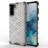 Hurtel Honeycomb case armored cover with a gel frame for Samsung Galaxy S22 + (S22 Plus) transparent