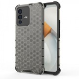 Hurtel Honeycomb case armored cover with a gel frame Vivo V23 5G black