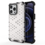 Hurtel Honeycomb tok Armor tok TPU Bumper iPhone 13 Pro átlátszó