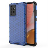 Hurtel Honeycomb tok páncél telefontok TPU Bumper Samsung Galaxy A72 4G kék